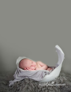 Belly Cast Newborn Photography
