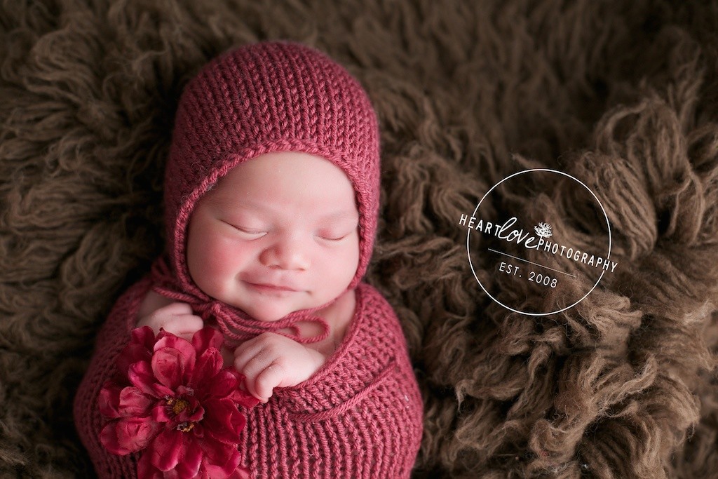 Baltimore Newborn Photographer | Newborn Smiling