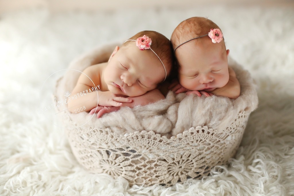 Baltimore Newborn Twin Photography