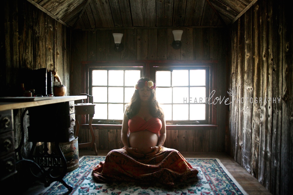 Sacred Pregnancy Portraits by Heartlove Photography