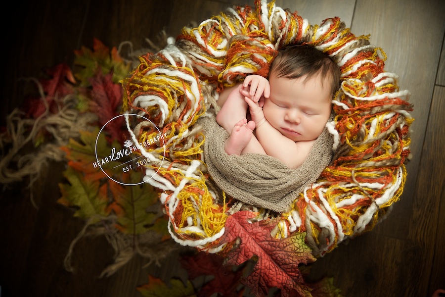 Fall Newborn Session | Pasadena MD Newborn Photographer
